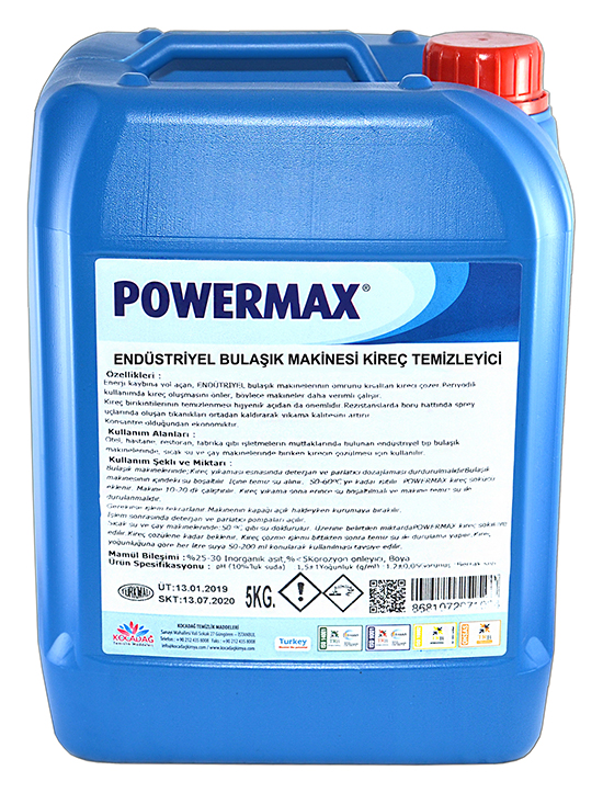 Powermax Endustriyel Bulak Makinesi Kire Temizleyici 5 lt