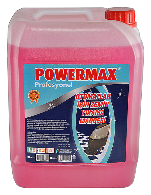 Powermax Otomatlar in Zemin Ykama Maddesi 5 lt