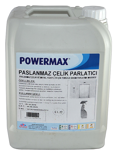 Powermax Paslanmaz elik Parlatc 5 lt