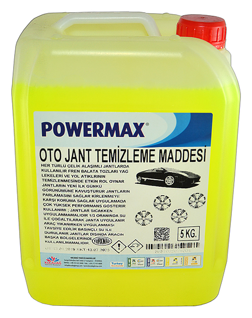 Powermax Oto Jant Temizleme Maddesi 5 lt