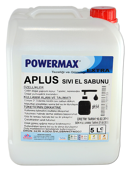 Powermax A Plus Sv El Sabunu 5 lt